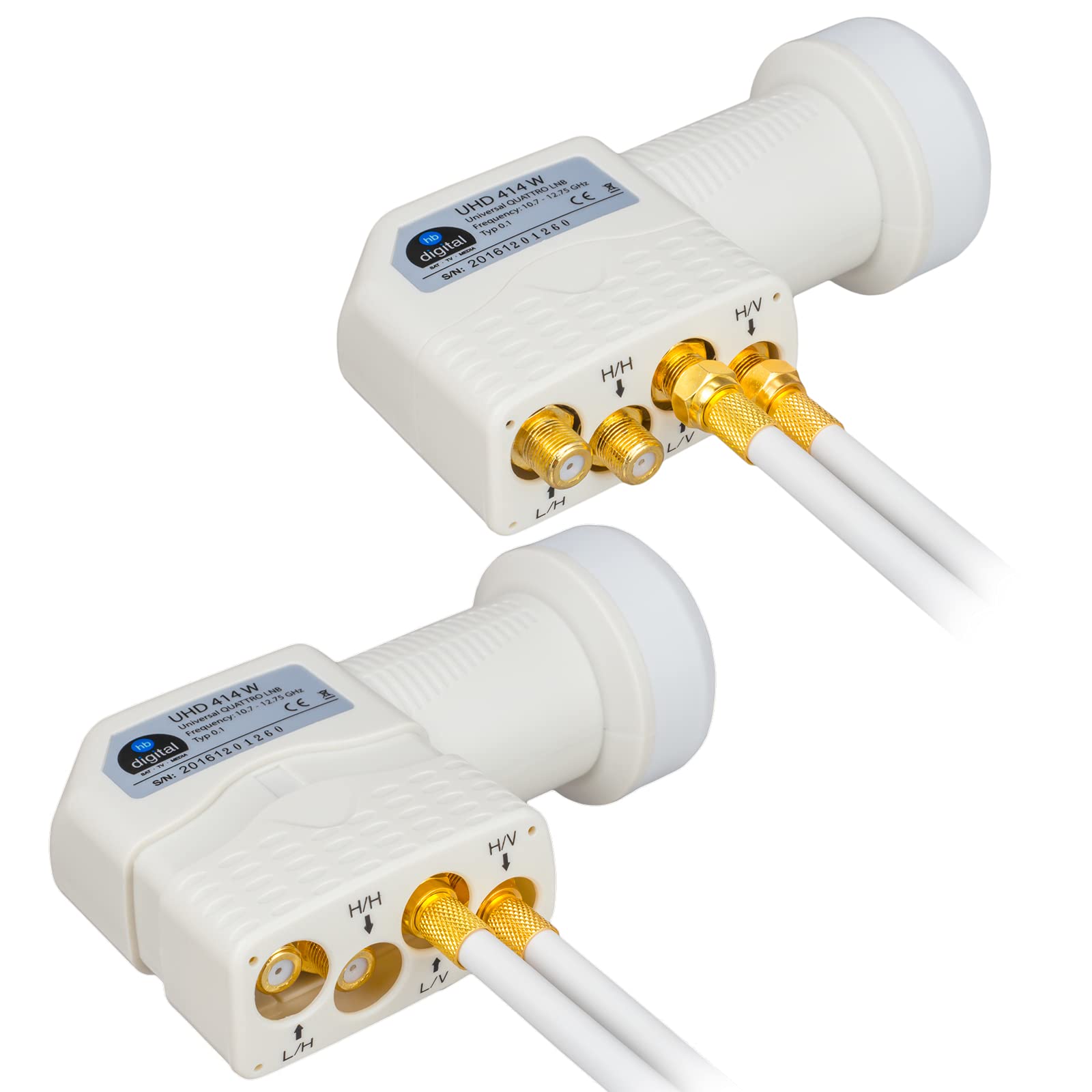 Dispositivo LNB HB-Digital UHD para antena