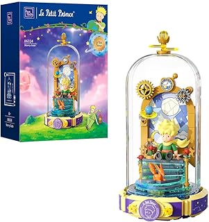 PANTASY Le Petit Prince Starry Gate Building Block Set – Creative DIY Model with Minifigure & High-Transparency Dust Cover Gift Adults and Kids Premium Building Blocks for Home Decor