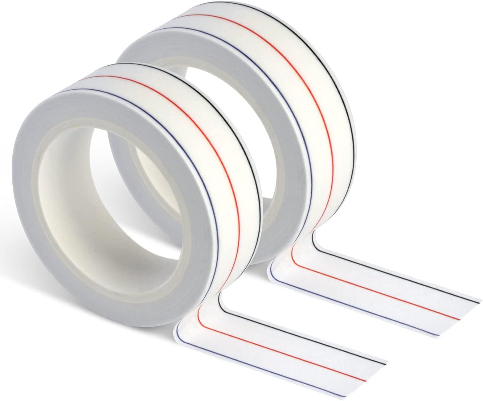 HBSTUDIO 1/4" Seam Diagonal Seam Tapes,10 Yard Each Roll Sewing Basting Tape for Stitching Straight Diagonal Seams Instruction Tool (2Pack)