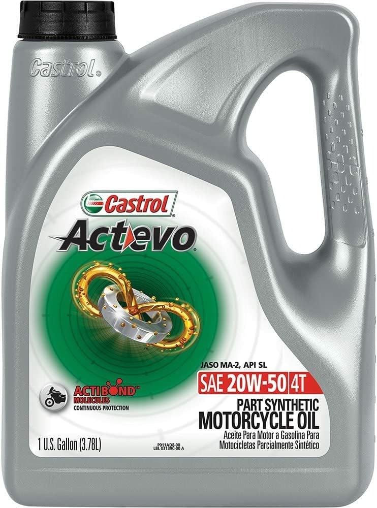 Castrol Actevo X-Tra 4T Synthetic Blend - 20W50-1gal. 03139