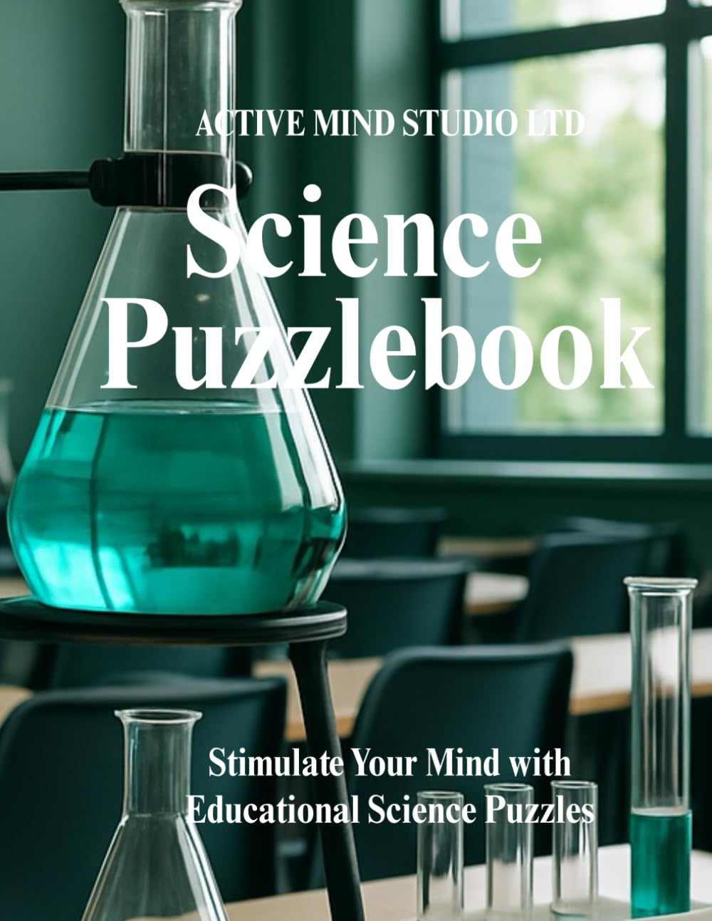 Science Puzzlebook: Chemistry and Biology Logic puzzles (Active Mind Studio Educational Puzzlebooks)