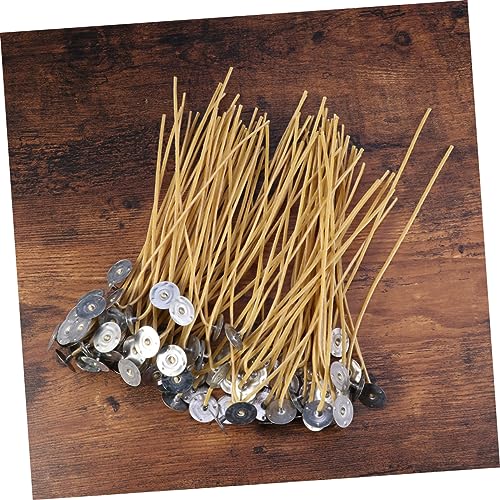 100 pzas Mechas orgánicas de cera de abeja para velas miniatura 7