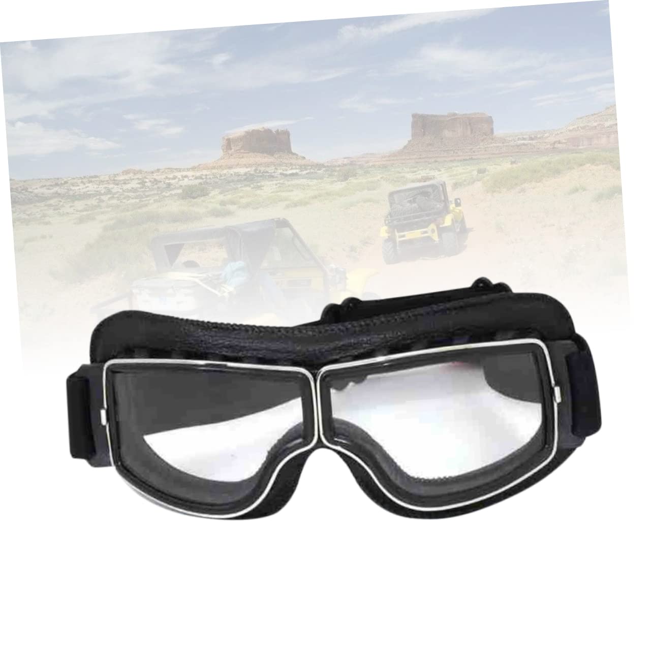 YARNOW 3 Pièces Saleté Pour La Protection Sécurité Casque De Vélo Ski Lunettes De Plein Air Clair Lunettes D'hiver Casques Snowboard Des Lunettes De Protection Bicyclette