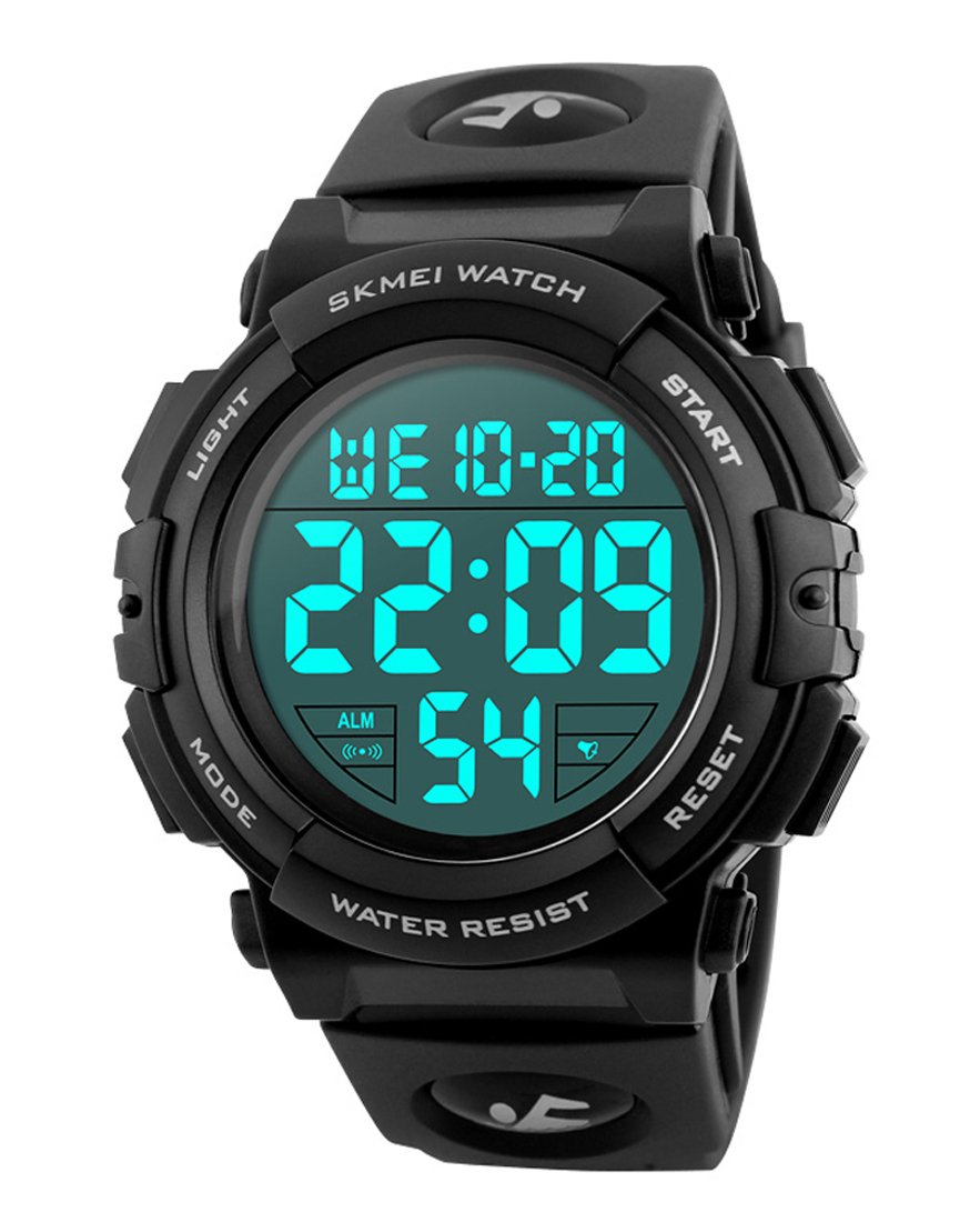 CakCityMenââ‚¬â„¢s Sports Watch with Classic Stopwatch Electronic LCD Backlight Military Time, 50M Waterproof Digital Watch for Mens Wristwatch with Large Dial and Number