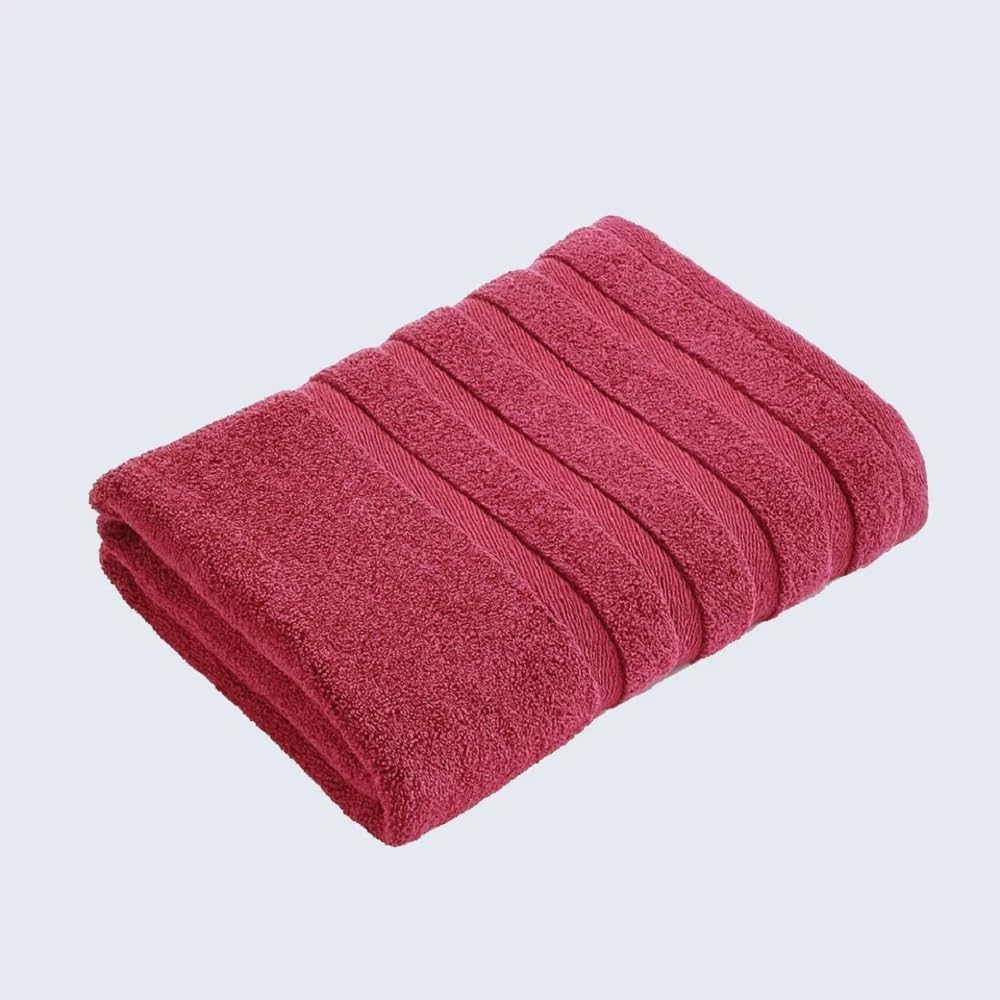 Householdfurnishing Premium Quality Towels 100% Egyptian Cotton 500gsm Hand, Bath, Face & Bath Sheet (Red, Bath Towel 70x125 cm)
