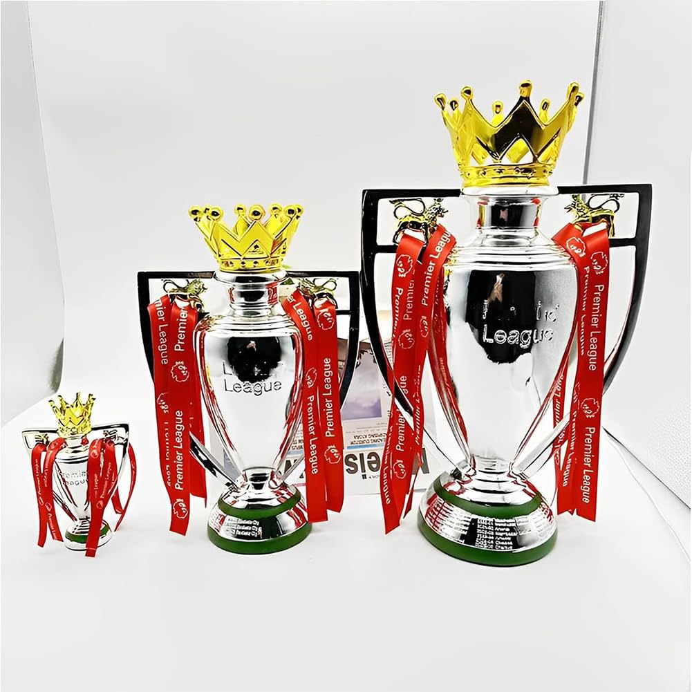 Replica del trofeo del campionato, souvenir della Barclays Cup, 77 cm, ornamento per gli appassionati di sport, per gli appassionati di calcio
