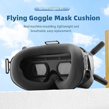 CAPART DJI FPV Gözlük V2 için Rahat Sünger Köpük Dolgu, Yumuşak Fit Göz Pedi Misk Yastığı Değiştirme