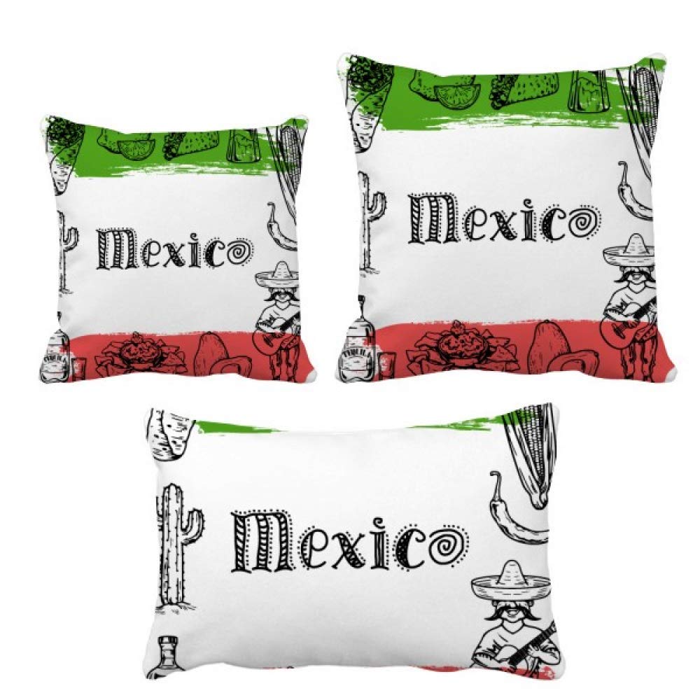 Coussin cuisine mexicaine pour raviver un canapé terne avec une touche artistique