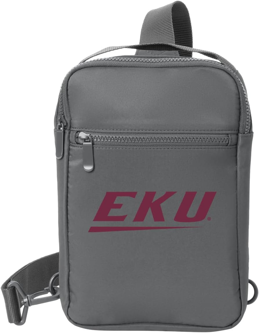 Broad Bay Eastern Kentucky University Crossbody Bag - Versatile Travel, Sports, or Gameday Bag for EKU Fans and Alumni, Men or Women