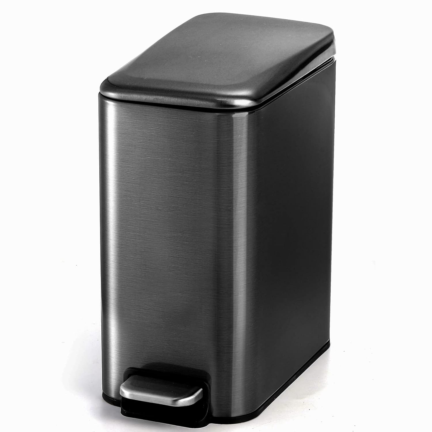 Hiceeden 1.6 Gallon Bathroom Trash Can with Lid, 6 Liter Rectangular
