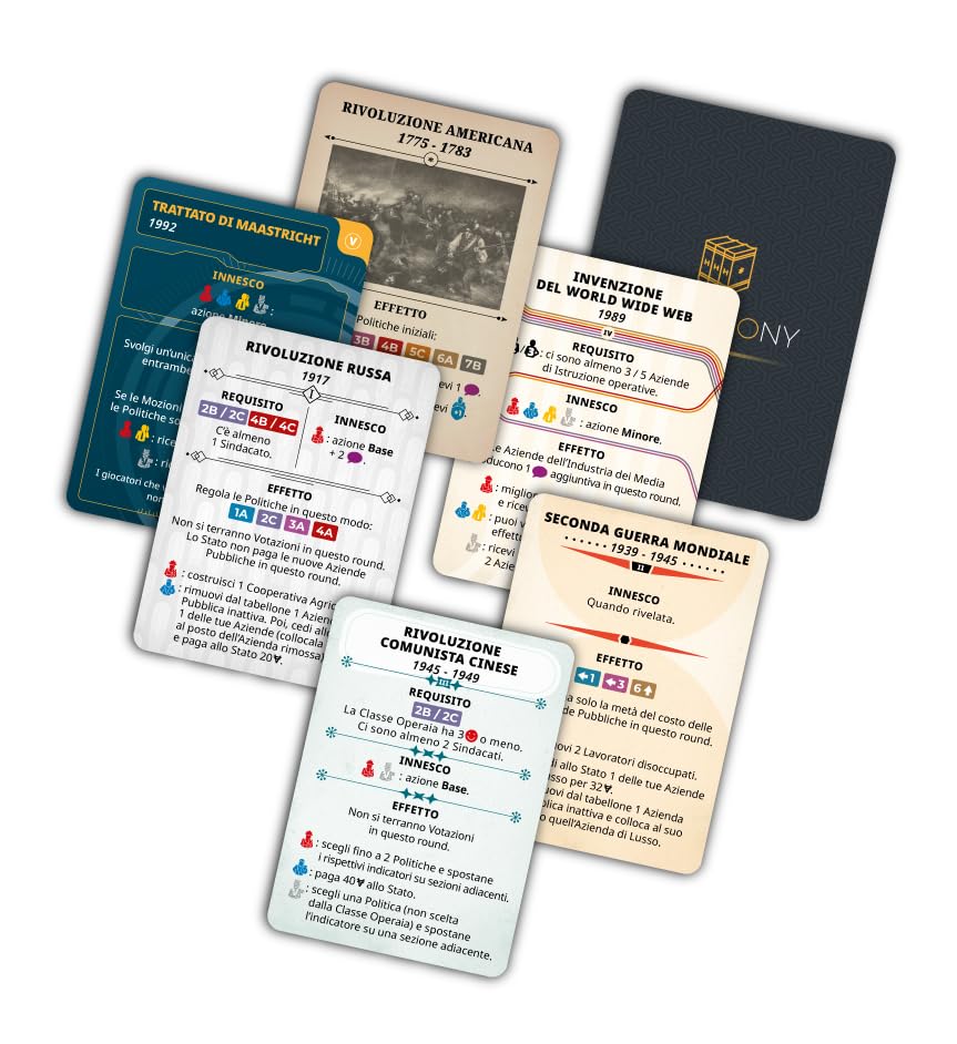 Hegemony: Historical Events, Competitive Board Game for Adults and Children from 14 Years, 1-4 Players, 90-180min - Image 3