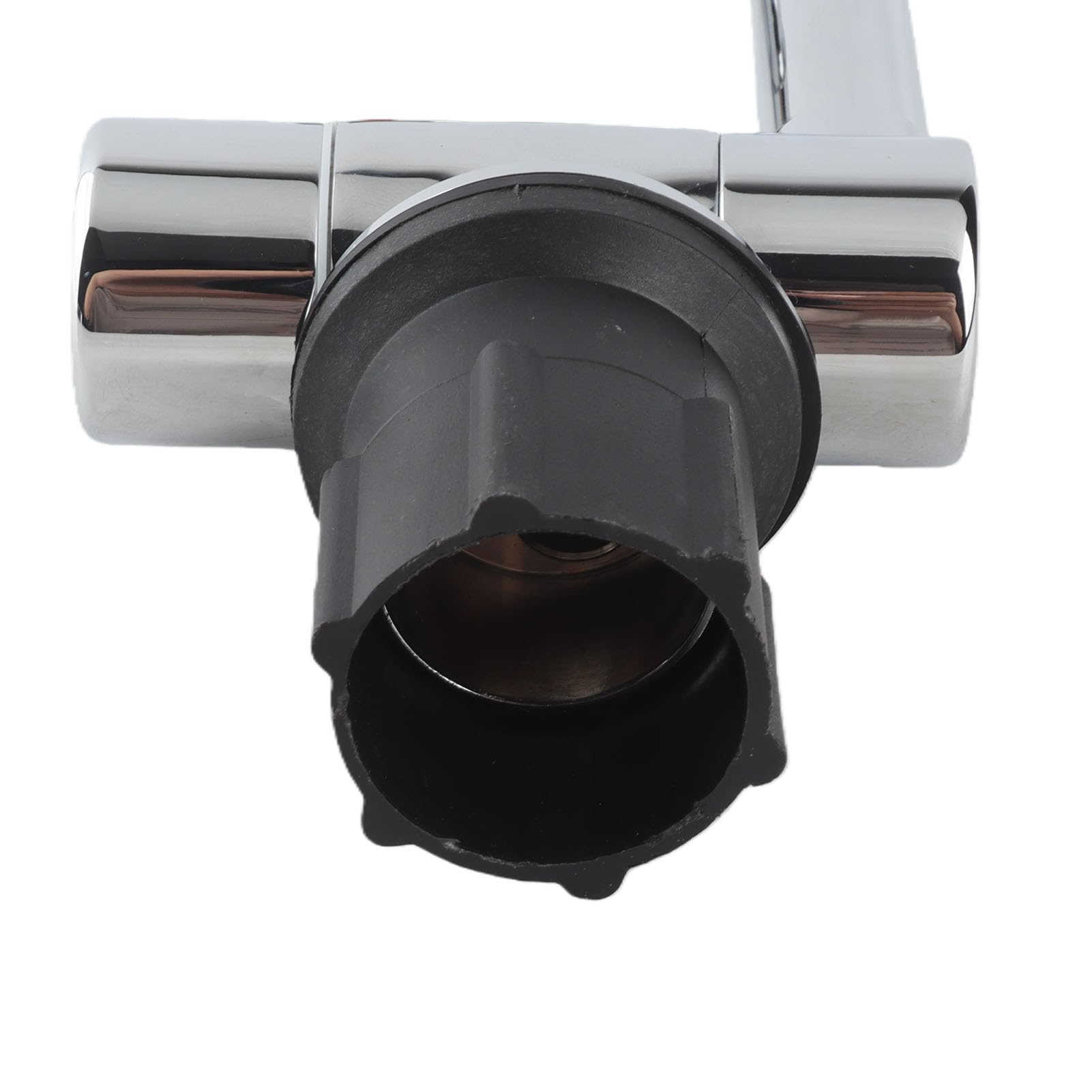 Fydun Grifo de agua para vehículos recreativos Grifo de rosca G1 / 2in Salida de agua fría caliente 360 ​​rotación para el baño de la cocina de la caravana de RV