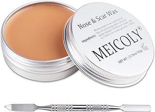 MEICOLY Kit de cera para cicatrices con espát...