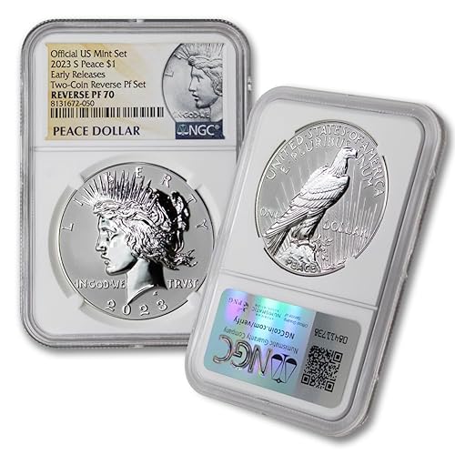 2023 S American Silver Peace Dollar Coin Reverse Proof PF-70 (Early Releases) $1 NGC Rev PF70