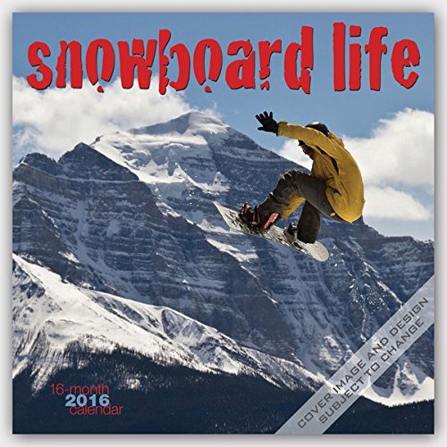 Snowboard Life 2016 - Snowboarden - 16-Monatskalender: Original BrownTrout/Wyman Publishing-Kalender