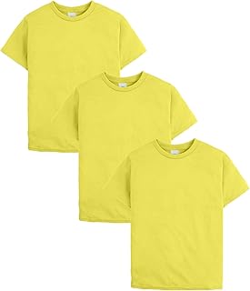 Hanes Boys' EcoSmart Short Sleeve Tee Value Pack (3-Pack)