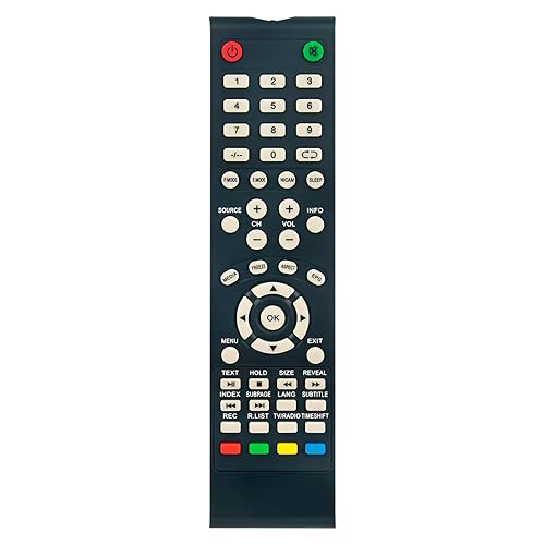 AULCMEET Télécommande Rechange pour Nikkei TV NH2414 NH3214 NH3218S NU5018S