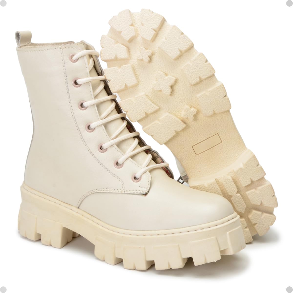 Coturno Casual Feminino Com Sola Tratorada Cano Medio em promoção! Veja a oferta e mais achadinhos de Botas 8 Hoje é o melhor dia para comprar Coturno Casual Feminino Com Sola Tratorada Cano Medio com aquele preço maroto! Promoção! Aproveite a oferta! 8