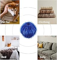 Vista 4 de Removedor de pelo de mascotas para lavandería, bolas reutilizables para quitar pelusas, bolas de lavado para secadora de ropa, bola para depilación