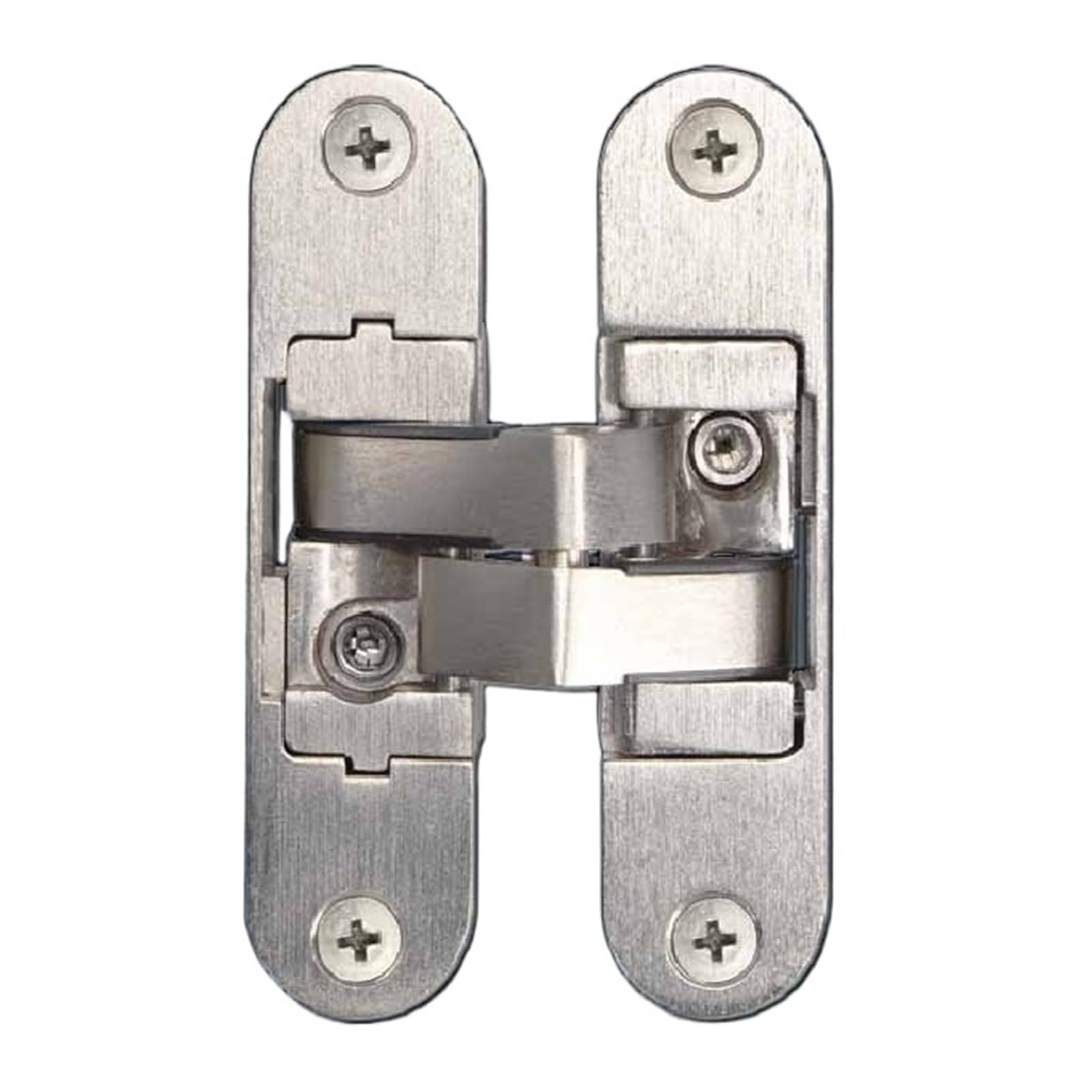 Chtkagv Drawing The Left 3D Adjustable Invisible Door Hinge Solid Wood Folding Zinc