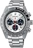 SEIKO Men's SSC813 Prospex Solar Chronograph Watch Blue Sport Chronograph, silver/white SS, Modern