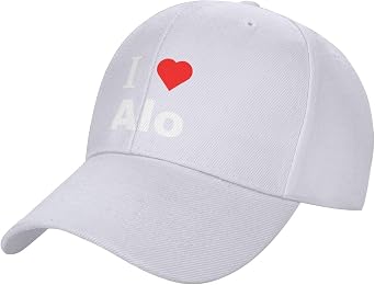 I Love Alo Baseball Cap for Men Women Adjustable Closure Golf Dad Hat