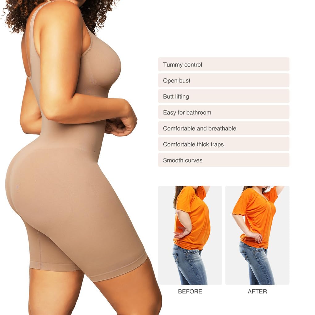 Body de mujer para entrenamiento de cintura, sin costuras, corsé adelgazante para exteriores, beige, 5XL, beige, 5XL