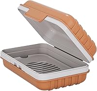 Vista 1 de Jabonera de viaje con tapa, soporte para barra de jabón de drenaje, funda de jabón portátil para viajes, camping, al aire libre, gimnasio, baño