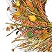 Wofair 22 Inch Fall Wreath Front Door Wreath Grain Wreath Harvest Gold Wheat Ears Circle Garland Autumn Wreath for Front Door Wedding Wall Home Thanksgiving Decor