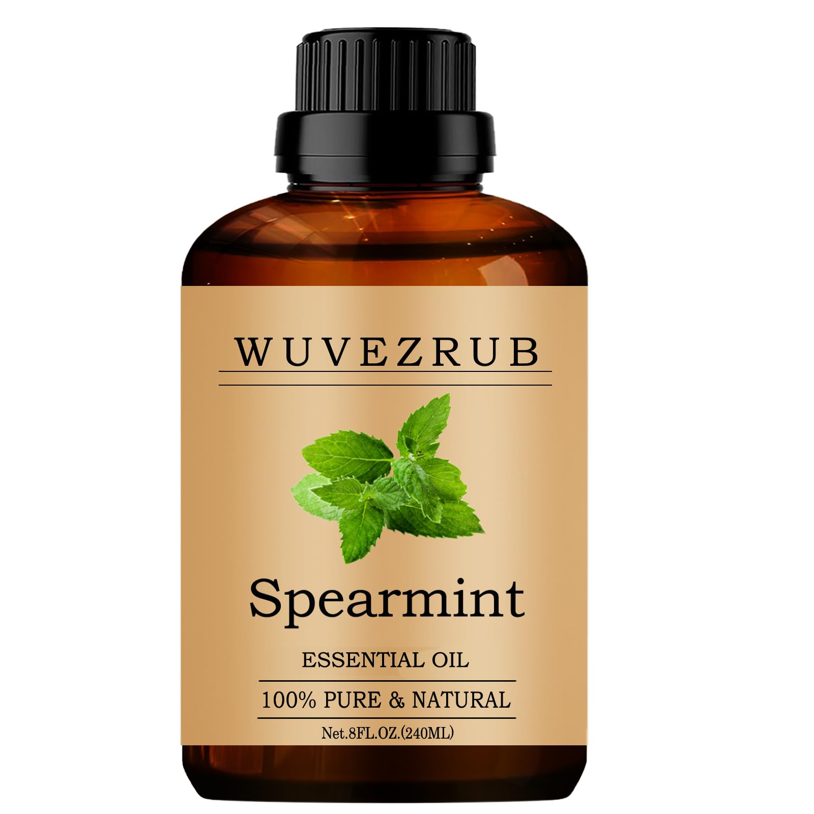 Spearmint Essential Oils, 240ML Pure and Natural Essential Oil for Aromatherapy Diffuser - Spearmint /8 Fl Oz