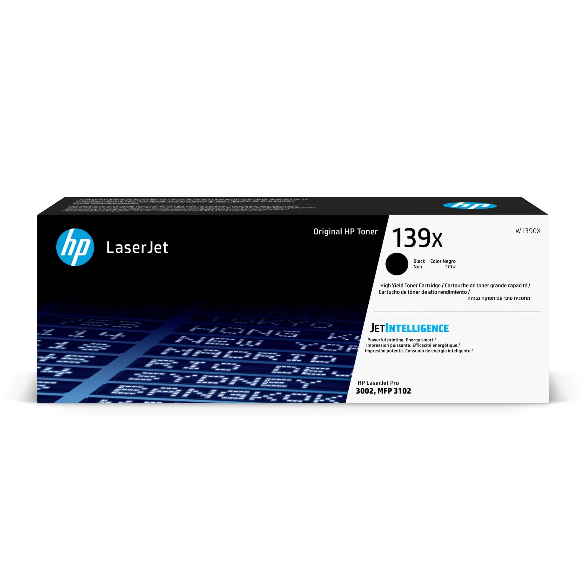 HP 139X W1390X, Cartuccia Toner Originale 4000 Pagine, Compatibile con le Stampanti LaserJet Pro 3002, MFP 3102, Nero