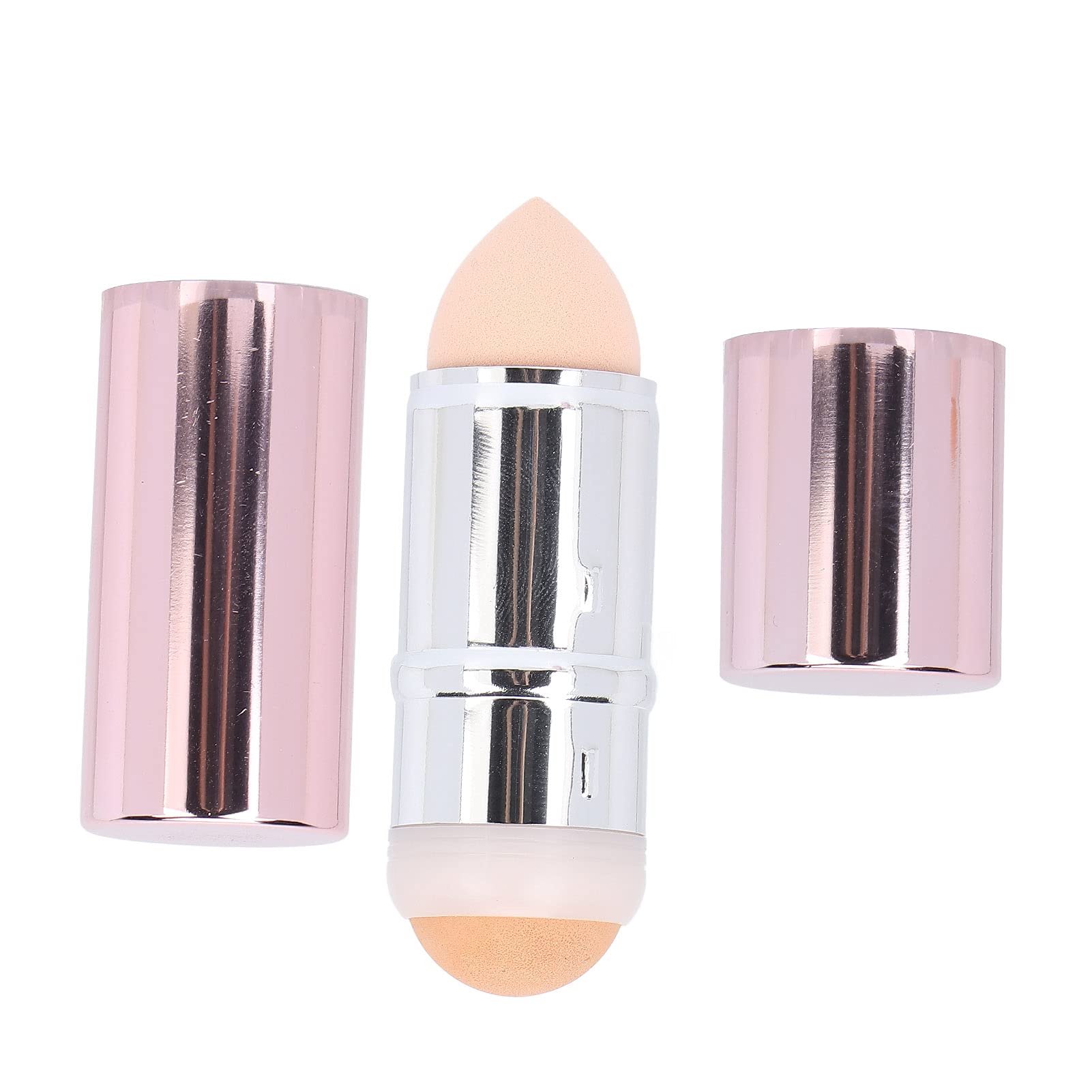 Oil Control Roller Gesichtsmassagegerät für Fettige Haut Vulkanstein Hautpflege Essential 8,48 X 2,5 Cm (Ölabsorbierender Rollerball, rosa)