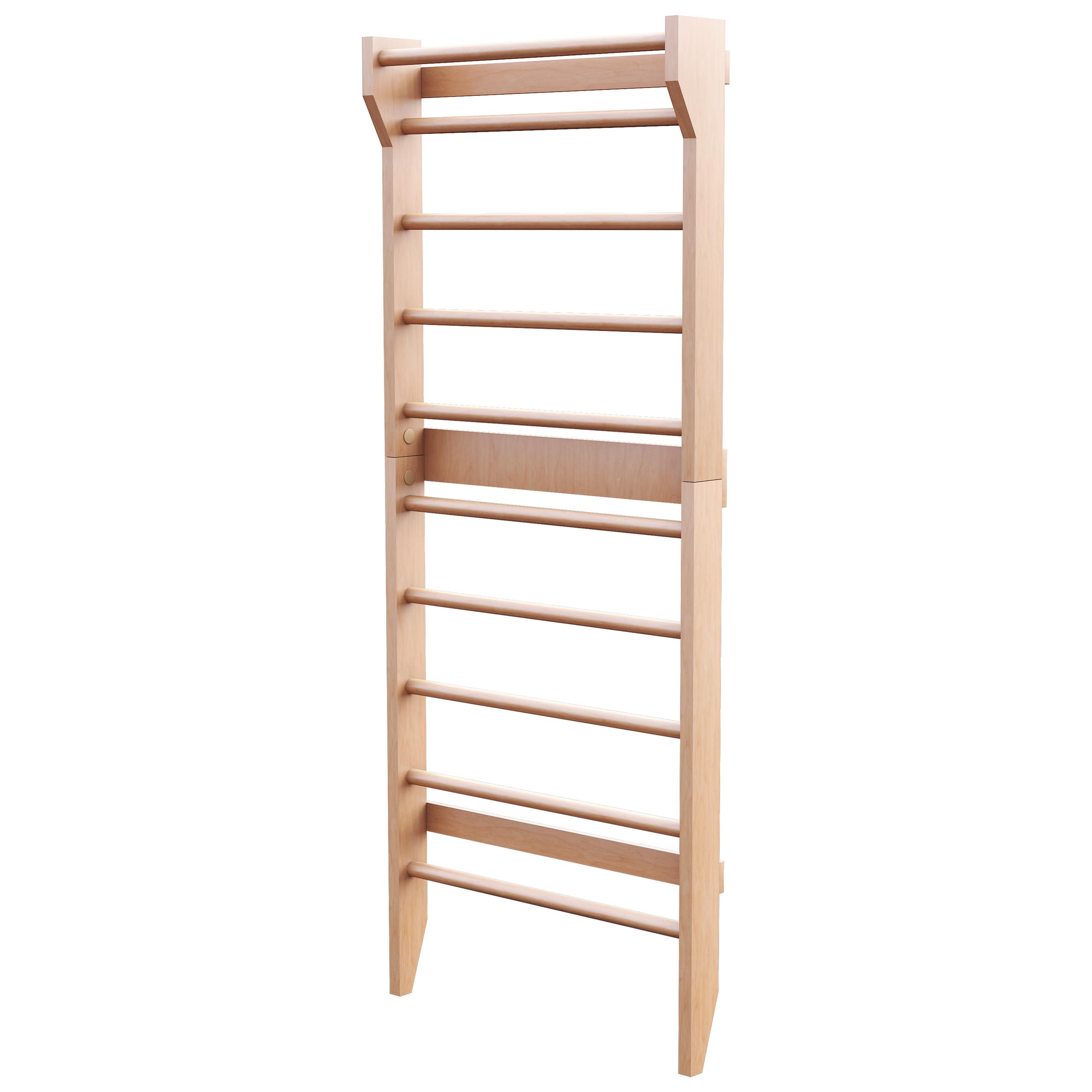 Échelle Suédoise En Bois Avec Barres - Pour Physiothérapie, Gymnastique à La Maison, Neuf