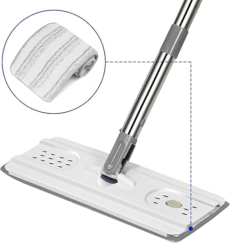 Miniatura 10 de Almohadillas de limpieza de microfibra Paquete de 6 lavables de 13 "x 4.9" para limpieza de suelos compatibles con Tethys y la mayoría de