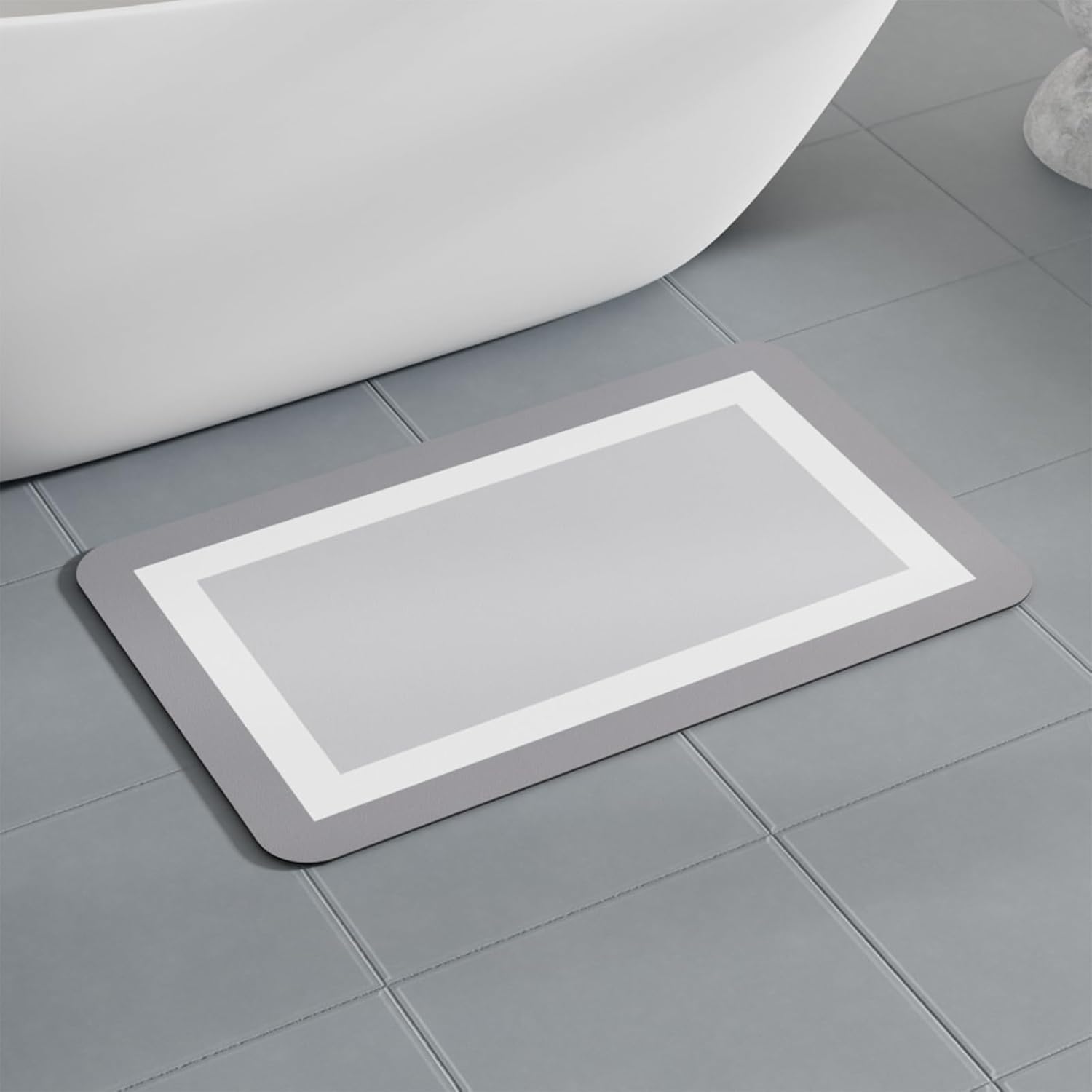 NFECO Bath Mat for Bathroom Non Slip, Supper Absorbent Thin