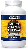 Vista 1 de LifeSourceVitamins LifeSource Vitamins - Multivitamínico y minerales integrales con 71 ingredientes naturales, probióticos, enzimas digestivas