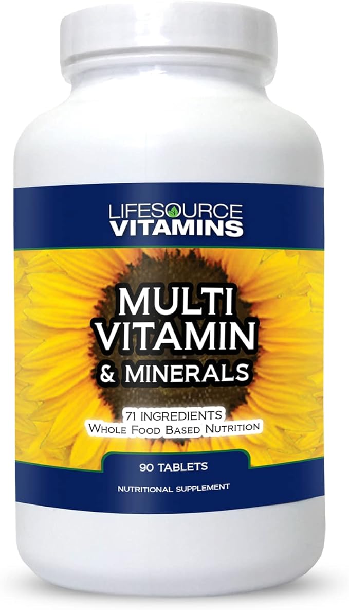 LifeSourceVitamins LifeSource Vitamins Whole Food Multivitamin & Minerals with 71