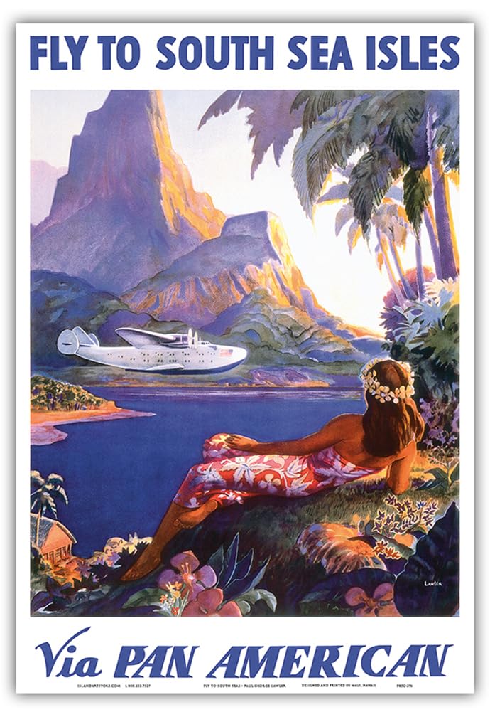 Amazon.com: Fly to South Seas Isles via Pan American Airways (PAA