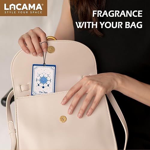 Miniatura 5 de Lacama Ambientador retro azul para automóvil, 3 unidades, diseño de tarot gótico vintage, tarjeta Ace, ambientador para mujeres y niñas, regalos de