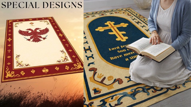 Tapete decorativo ortodoxo personalizado 3'x5' miniatura 7