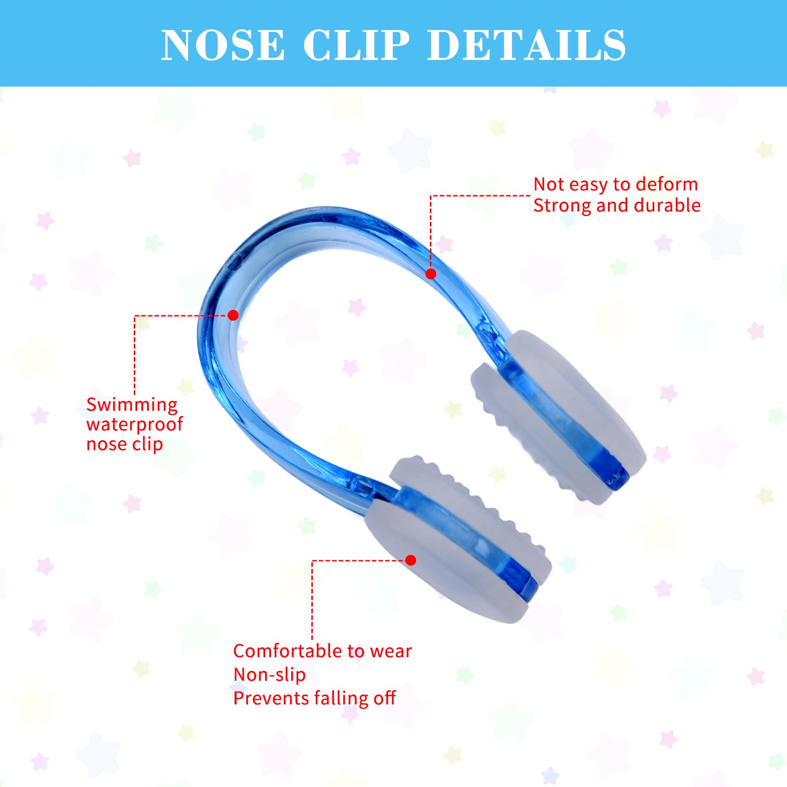 6 Tappanaso Per Nuoto - In Silicone Morbido, Con Scatola Portatile, Per Adulti E Bambini - Foto 8