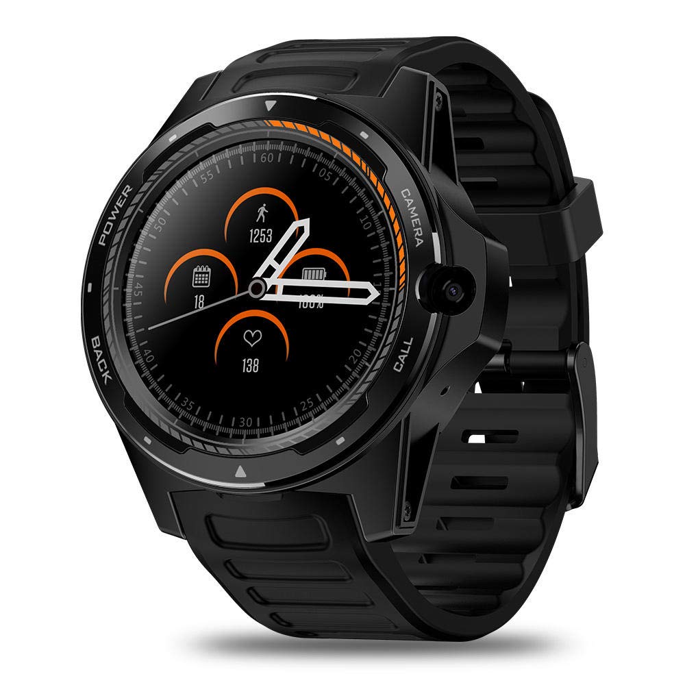 Zeblaze THOR 5 Dual System Hybrid Smart Watch 1.39" AOMLED 454 * 454px 2GB+16GB 8.0MP Front Camera Smart watch [Free TWS Earphones]-Black