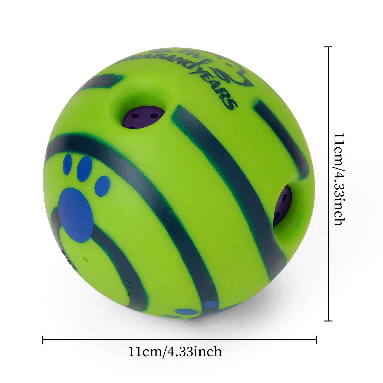 Yifugad Interactive Giggle Ball for Dog Squeaky Toy Keep Your Dog Happy All Day - Image 2