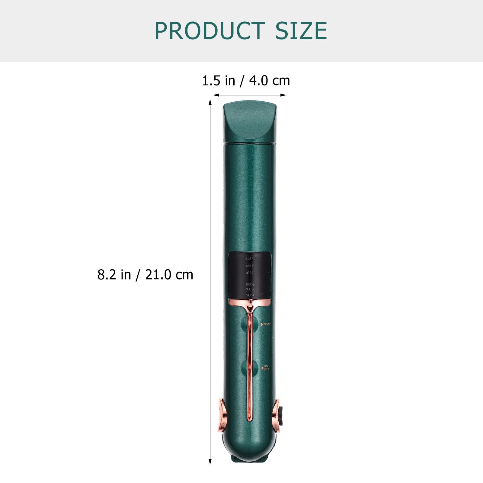Fer à Lisser Boucler sans Fil Portable pour Cheveux Batterie 2600mah, Design Ergonomique et Température Réglable, pour Voyage et Usage Extérieur