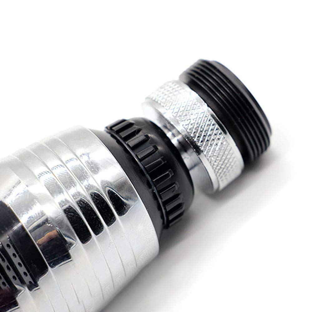 Aireador de Grifo Giratorio de 360 Grados, aireador de Fregadero de Cocina de latón Macizo, aireador de Grifo Giratorio de ángulo Amplio, Filtro de Ahorro de Agua de lat