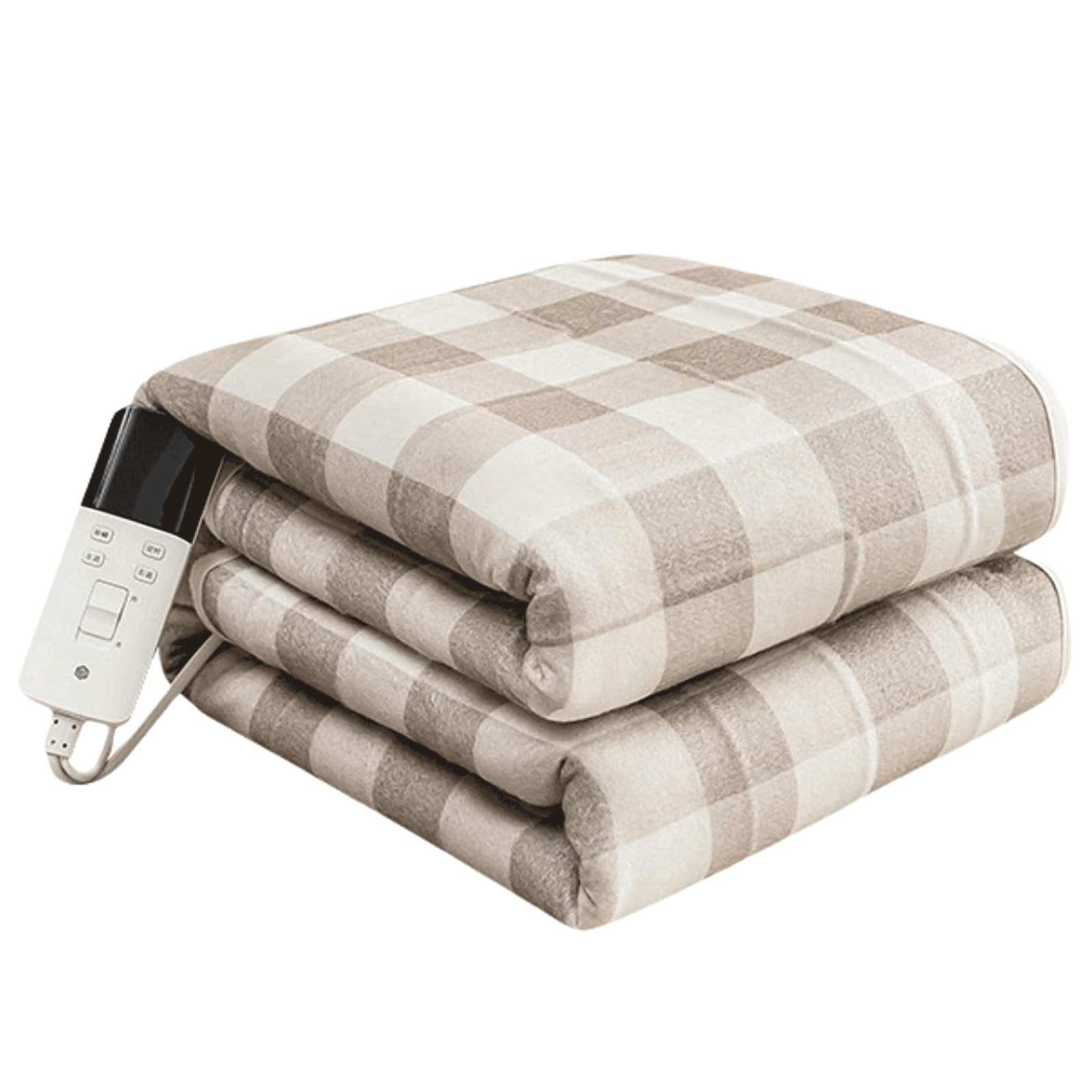 PEKJI Polyester Heated Throw with 12 Hour Timer Function Comfortable Heated Electric Throw 4 Temperature Levels Quick Heating