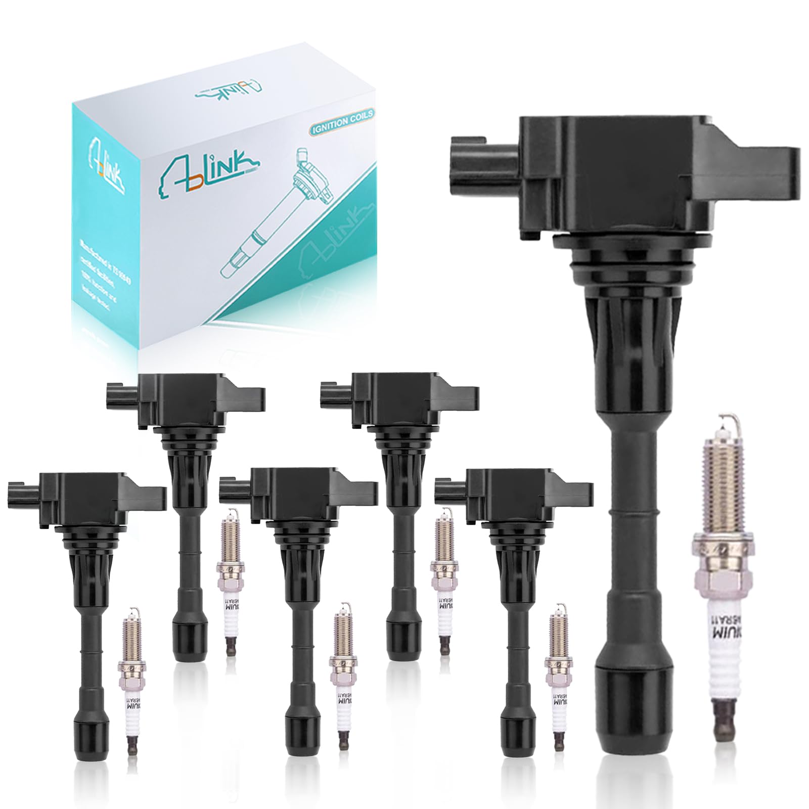 Amazon.com: AULINK UF550 C1670 Ignition Coil Spark Plug 6 PCS For
