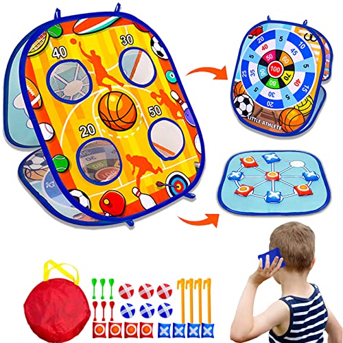 Bean Bag Toss Game for Kids, Christmas or Birthday Gifts for Kids, Collapsible Outdoor Games for Kids, Funny Outdoor Toys for Toddlers, Toys for 2 3 4 5 6 Year Old Girls and Boys, Kids Games Bean Bag Toss Game for Kids, Christmas or Birthday Gifts for Kids, Collapsible Outdoor Games for Kids, Funny Outdoor Toys for Toddlers, Toys for 2 3 4 5 6 Year Old Girls and Boys, Kids Games