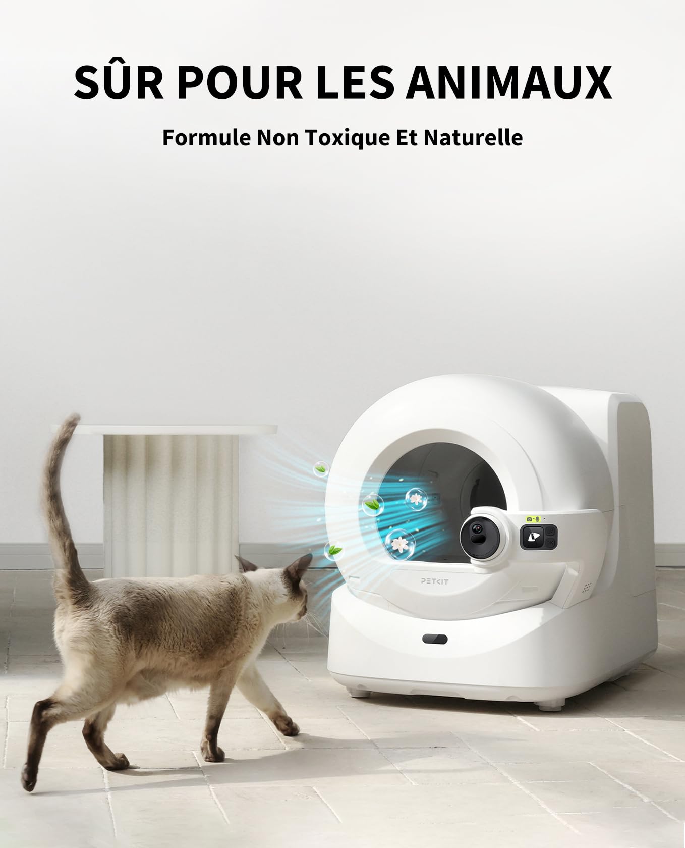 PETKIT N60 Désodorisant pour Purobot Ultra et Purobot Max Pro Autonettoyant Bac à Litière, Parfum Longue Durée, Haute Sécurité, Non Irritant, Utilisation Durable (3 Paquets)