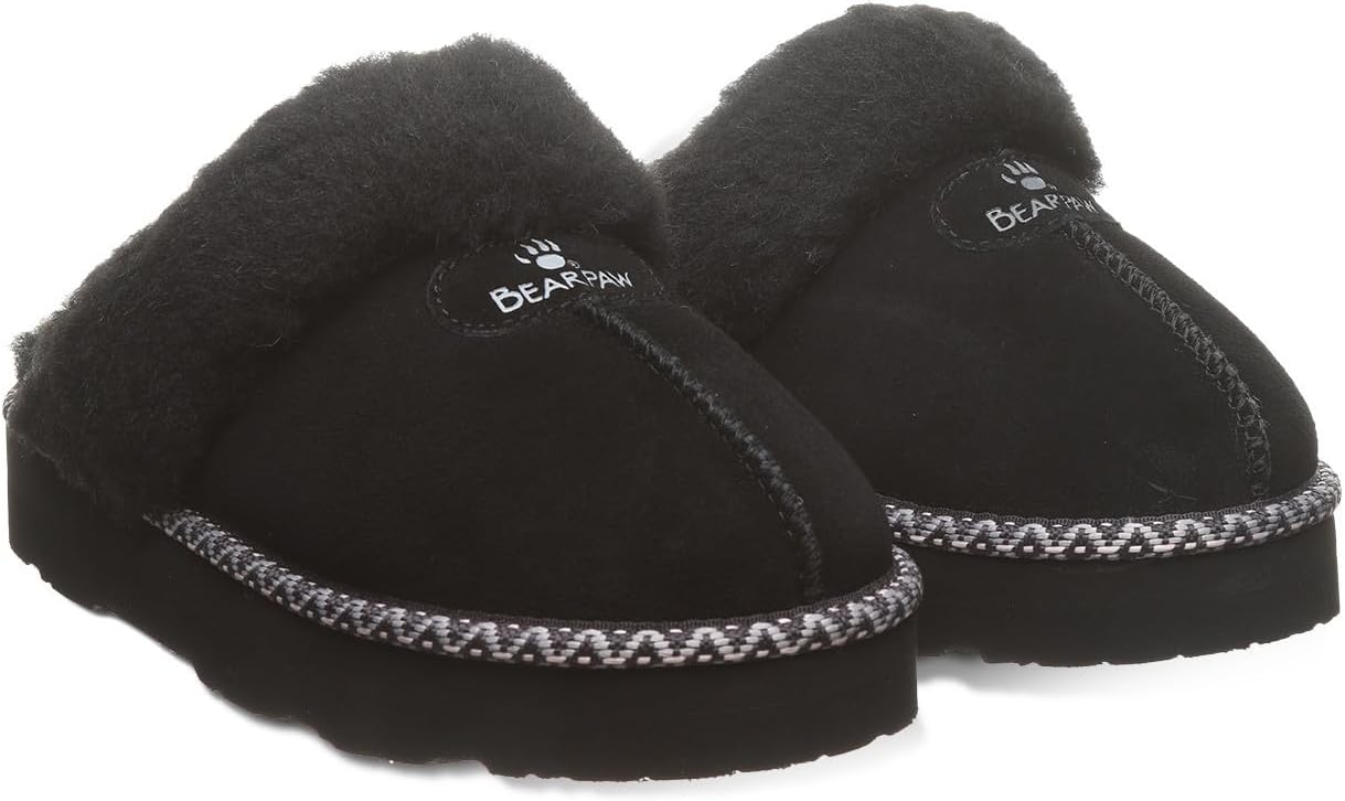Bearpaw Casual Slippers Womens Loki Platform Suede Upper 3191W - Image 7